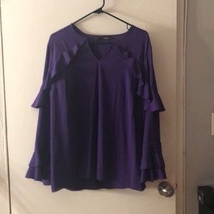 Alfani ruffles blouse